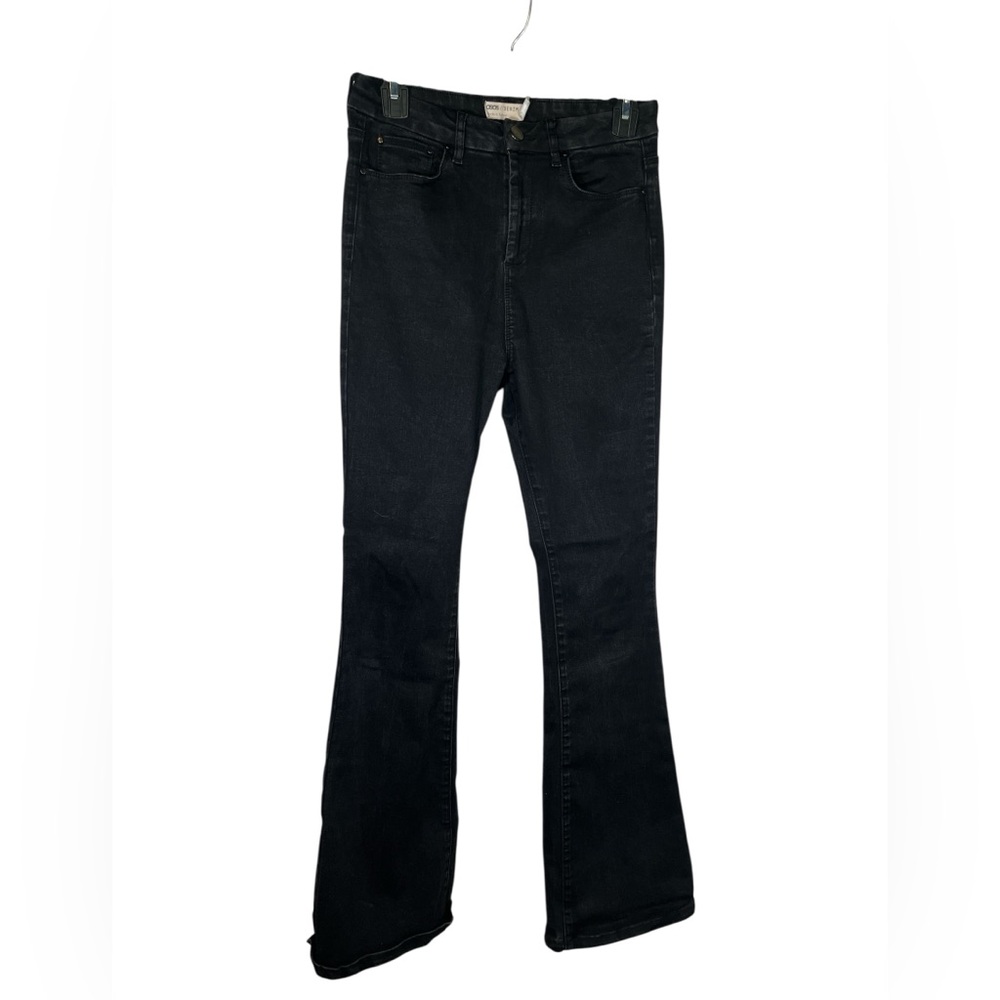 ASOS Black Flare Leg Jeans / UK 28/32